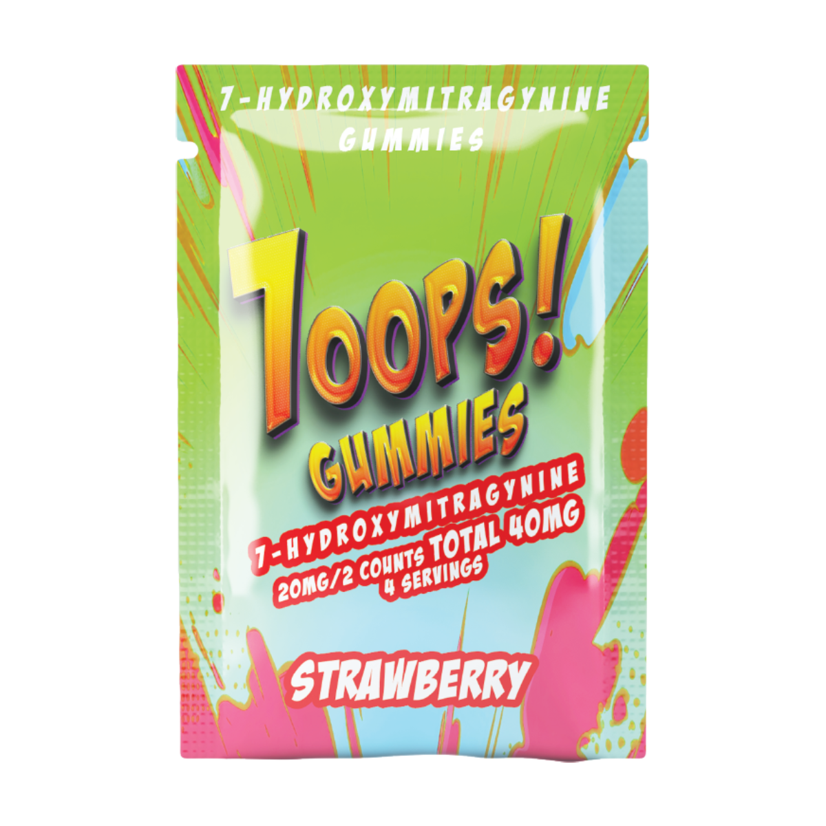 7-HYDROXY | 20MG PER GUMMY-BULEBERRY