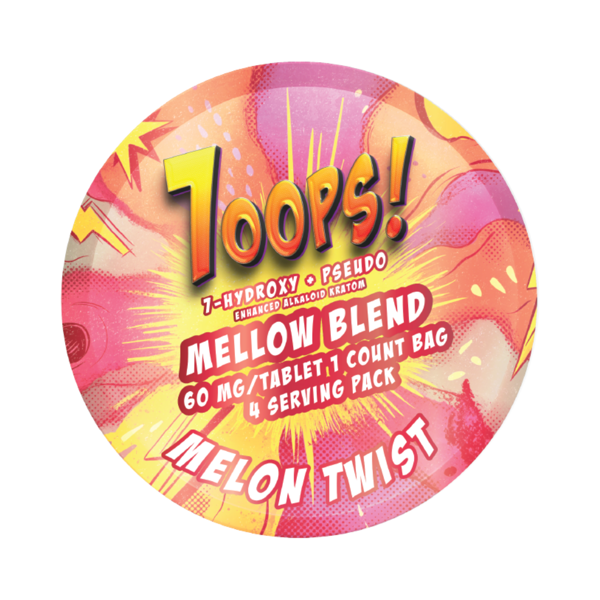 7-HYDROXY | 60MG PER TAB-CITRUS SPLASH