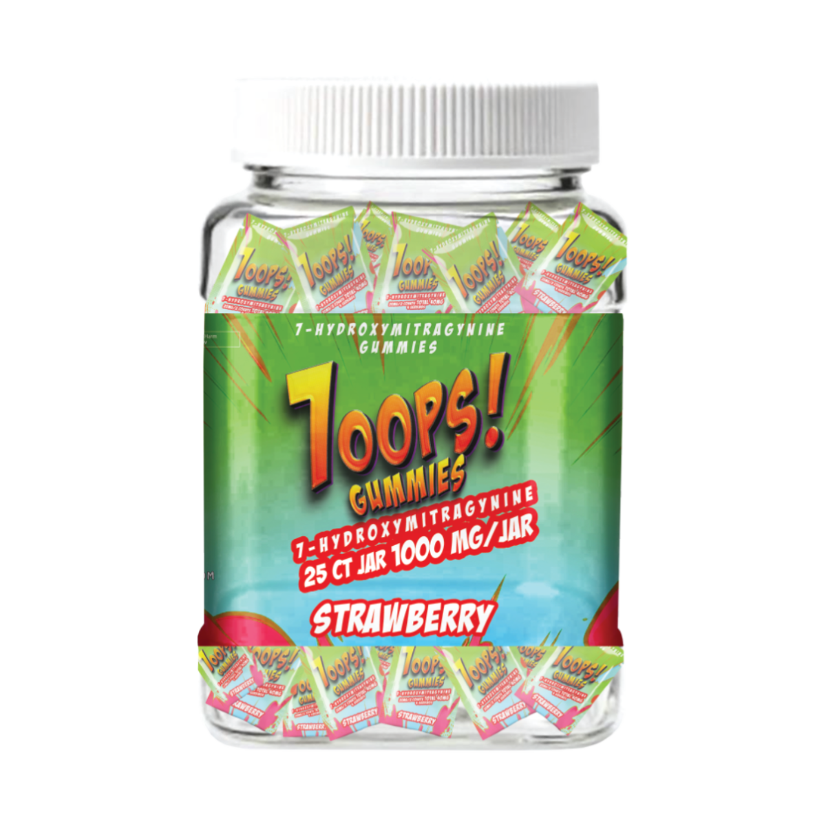 7-HYDROXY | 20MG PER GUMMY-BULEBERRY