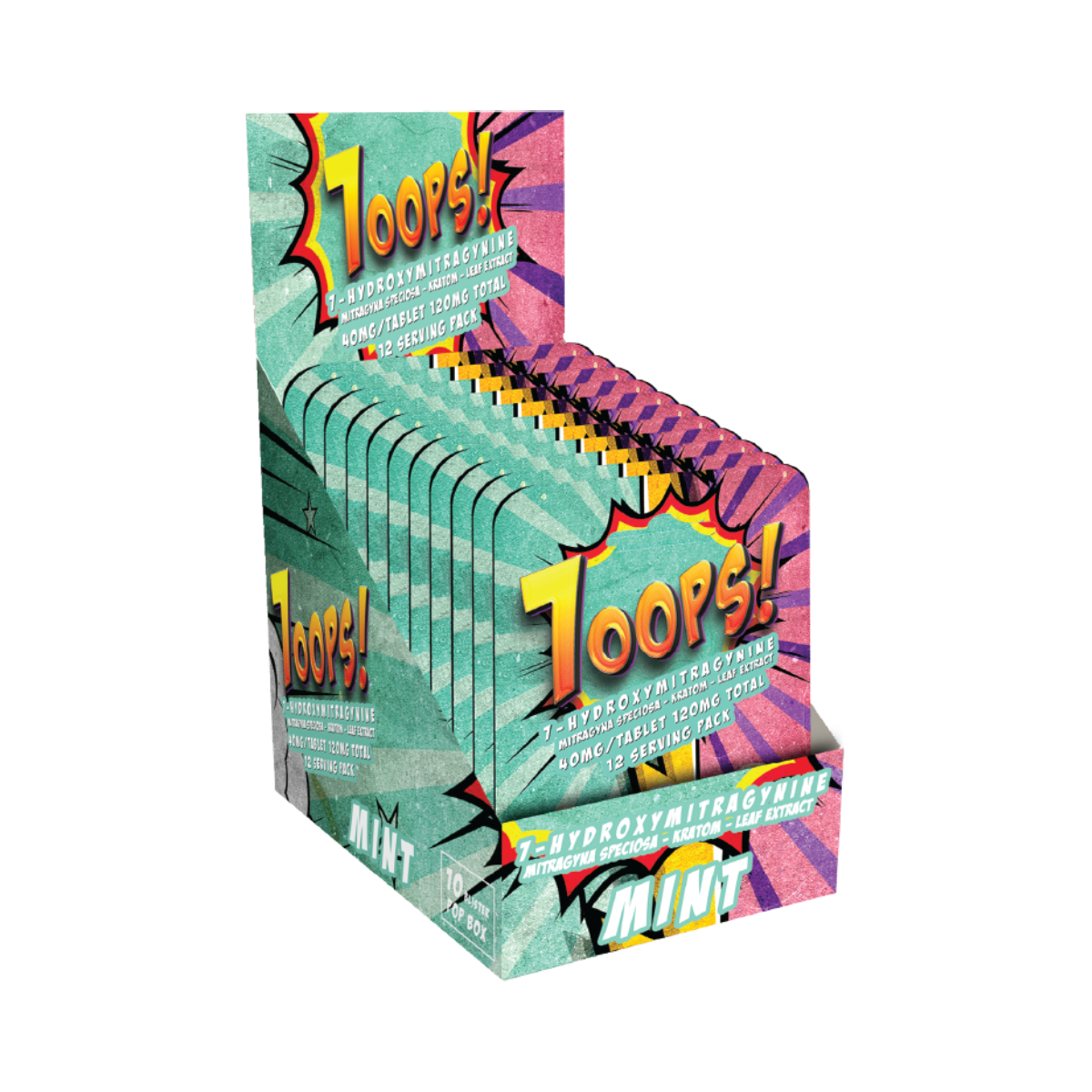 7-HYDROXY | 40MG PER TAB-BLUE RASBERRY